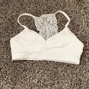 White bra (no pads)